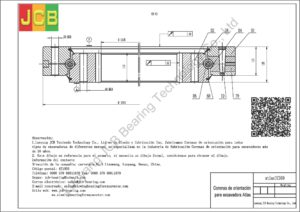 Coronas de orientación para atlas excavadora atlasTC360