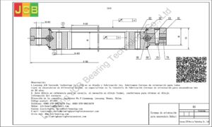 Coronas de orientación para bobcat excavadora 80
