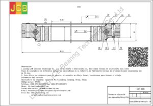 Coronas de orientación para caterpillar excavadora CAT 308C