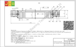 Coronas de orientación para caterpillar excavadora CAT E307B