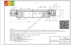 Coronas de orientación para caterpillar excavadora CAT225