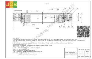 Coronas de orientación para caterpillar excavadora CAT311(34 agujeros)
