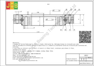 Coronas de orientación para caterpillar excavadora CAT317