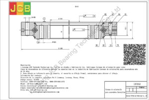 Coronas de orientación para caterpillar excavadora CAT324D