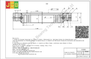 Coronas de orientación para caterpillar excavadora CAT330CL