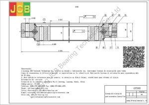 Coronas de orientación para caterpillar excavadora CAT330D