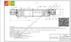 Coronas de orientación para caterpillar excavadora CATE325B