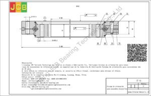 Coronas de orientación para caterpillar excavadora CT 45