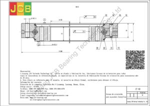 Coronas de orientación para caterpillar excavadora CT 60