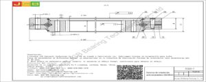 Coronas de orientación para daewoo excavadora DH220-7