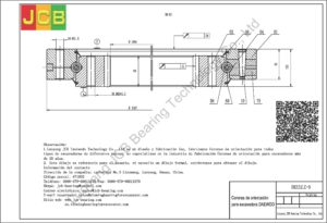 Coronas de orientación para daewoo excavadora DH225LC-9