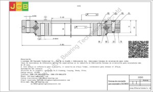 Coronas de orientación para daewoo excavadora DH290