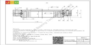 Coronas de orientación para daewoo excavadora DH370LC-9