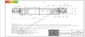Coronas de orientación para daewoo excavadora DX300