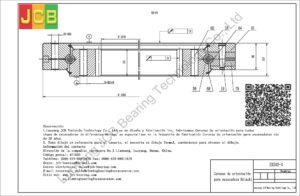 Coronas de orientación para hitachi excavadora EX300-3