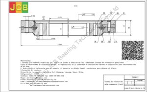 Coronas de orientación para hitachi excavadora EX400-2
