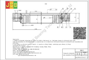 Coronas de orientación para hitachi excavadora EX60-2