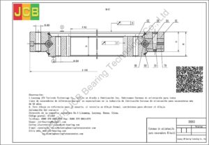 Coronas de orientación para hitachi excavadora UH063