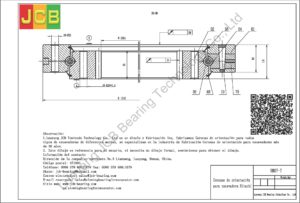 Coronas de orientación para hitachi excavadora UH07-7