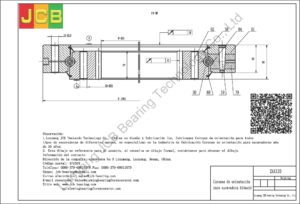 Coronas de orientación para hitachi excavadora ZAX120
