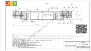 Coronas de orientación para hitachi excavadora ZAX200-6