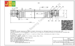 Coronas de orientación para hyundai excavadora R210-3
