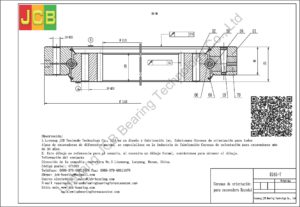 Coronas de orientación para hyundai excavadora R245-7