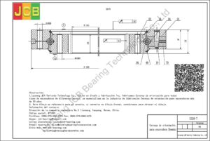 Coronas de orientación para hyundai excavadora R320-7