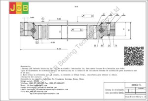 Coronas de orientación para hyundai excavadora R320NLC-7A