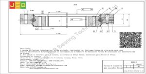 Coronas de orientación para hyundai excavadora R335-7