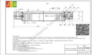 Coronas de orientación para hyundai excavadora R80-7