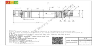 Coronas de orientación para jcb excavadora JS 140