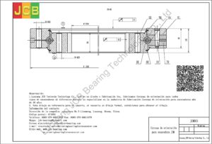 Coronas de orientación para jcm excavadora JCM921