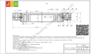 Coronas de orientación para kamatsu excavadora PC100-3