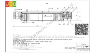 Coronas de orientación para kamatsu excavadora PC120-3