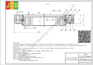 Coronas de orientación para kamatsu excavadora PC130-7