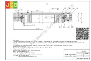 Coronas de orientación para kamatsu excavadora PC150-5