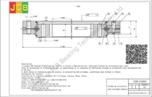 Coronas de orientación para kamatsu excavadora PC200-6(S6D95)