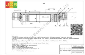 Coronas de orientación para kamatsu excavadora PC210-7 diente 110