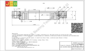 Coronas de orientación para kamatsu excavadora PC228(32 agujeros)