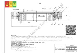 Coronas de orientación para kamatsu excavadora PC350-6