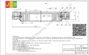 Coronas de orientación para kamatsu excavadora PC50-7