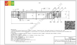 Coronas de orientación para kamatsu excavadora PC600LC-6