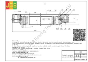 Coronas de orientación para kamatsu excavadora PC78