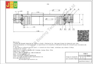 Coronas de orientación para kamatsu excavadora PC800-6