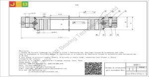 Coronas de orientación para kato excavadora HD400-7