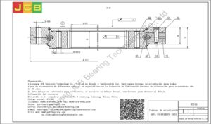 Coronas de orientación para kato excavadora HD513