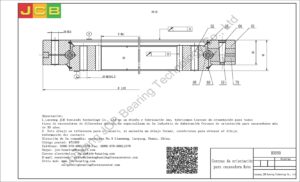 Coronas de orientación para kato excavadora HD550