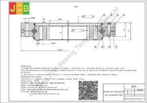 Coronas de orientación para kato excavadora HD700-1