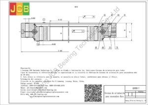 Coronas de orientación para kato excavadora HD800-7